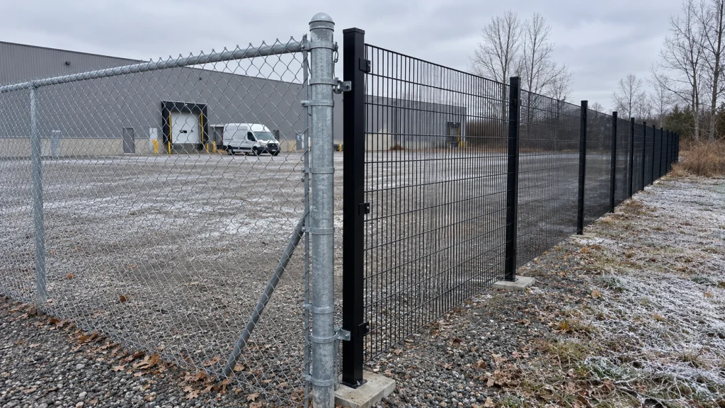 Chain Link vs. Welded Wire Fencing for Commercial Sites: Cost, Security, and Lifespan Compared 1 Chain Link vs Welded Wire Fencing for Commercial Sites