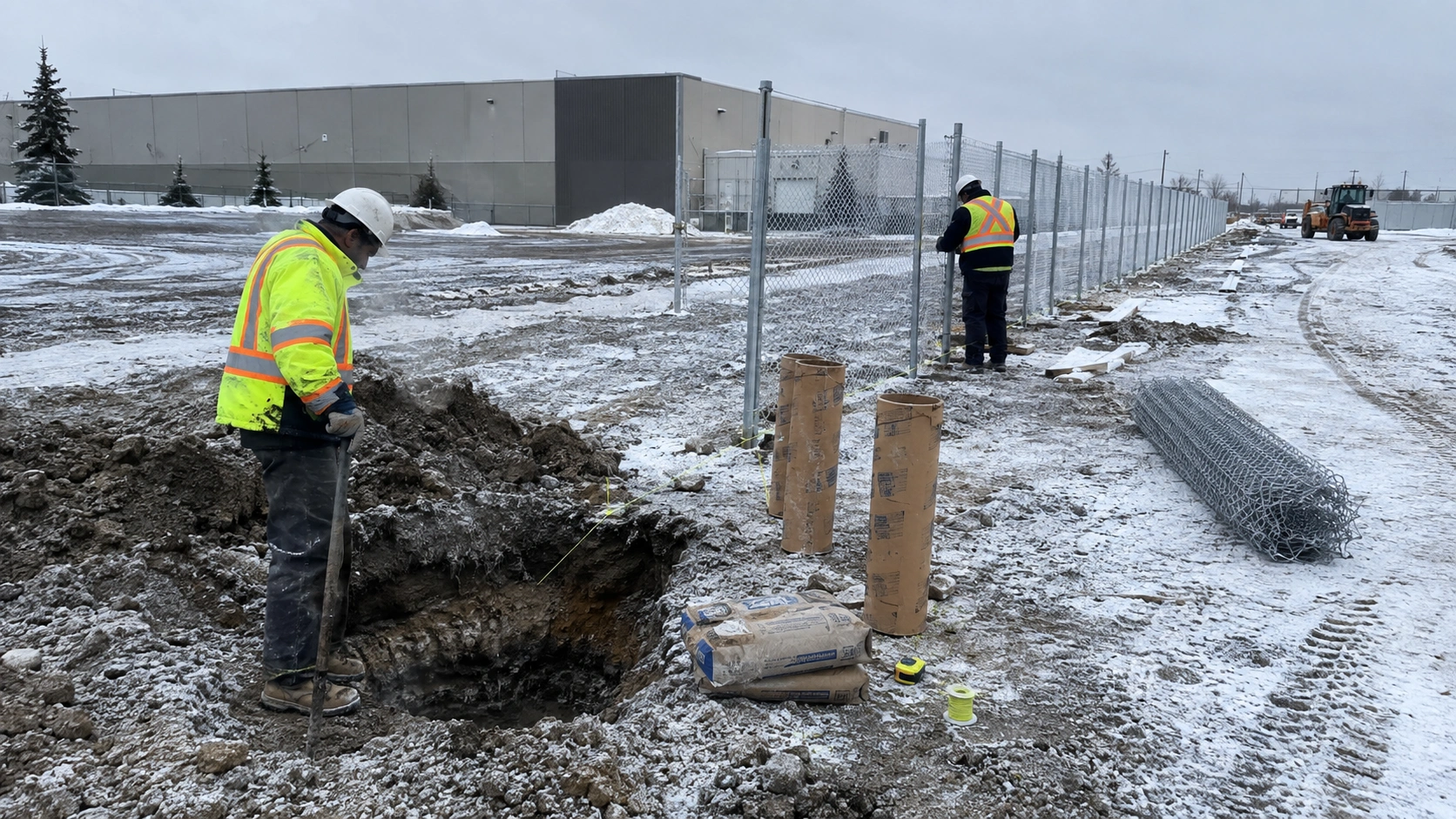 Planning a Commercial Fence Installation Through an Ontario Winter: Timelines and Cost Impact